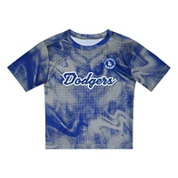 Preschool  Gray Los Angeles Dodgers Hitter Infielder 2-Piece Set
