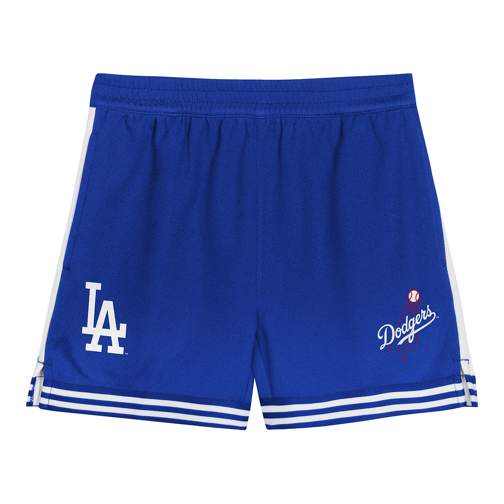 Preschool  Gray Los Angeles Dodgers Hitter Infielder 2-Piece Set