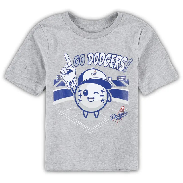Men's Los Angeles Dodgers '47 Charcoal Wonder Boy Vintage Tubular T-Shirt