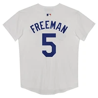 Maillot de match à domicile Nike Freddie Freeman, blanc, pour enfants d'âge préscolaire, des Dodgers Los Angeles