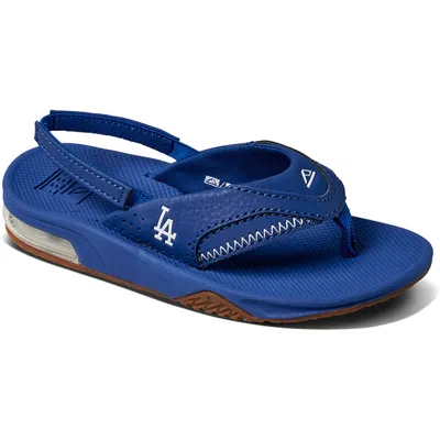 Los Angeles Dodgers REEF Preschool Fanning Sandals