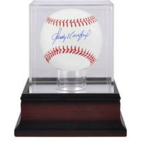 Sandy Koufax Los Angeles Dodgers Autographed Baseball and Mahogany Display Case
