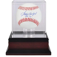 Sandy Koufax Los Angeles Dodgers Autographed Baseball with "HOF 72" Inscription and Mahogany Display Case