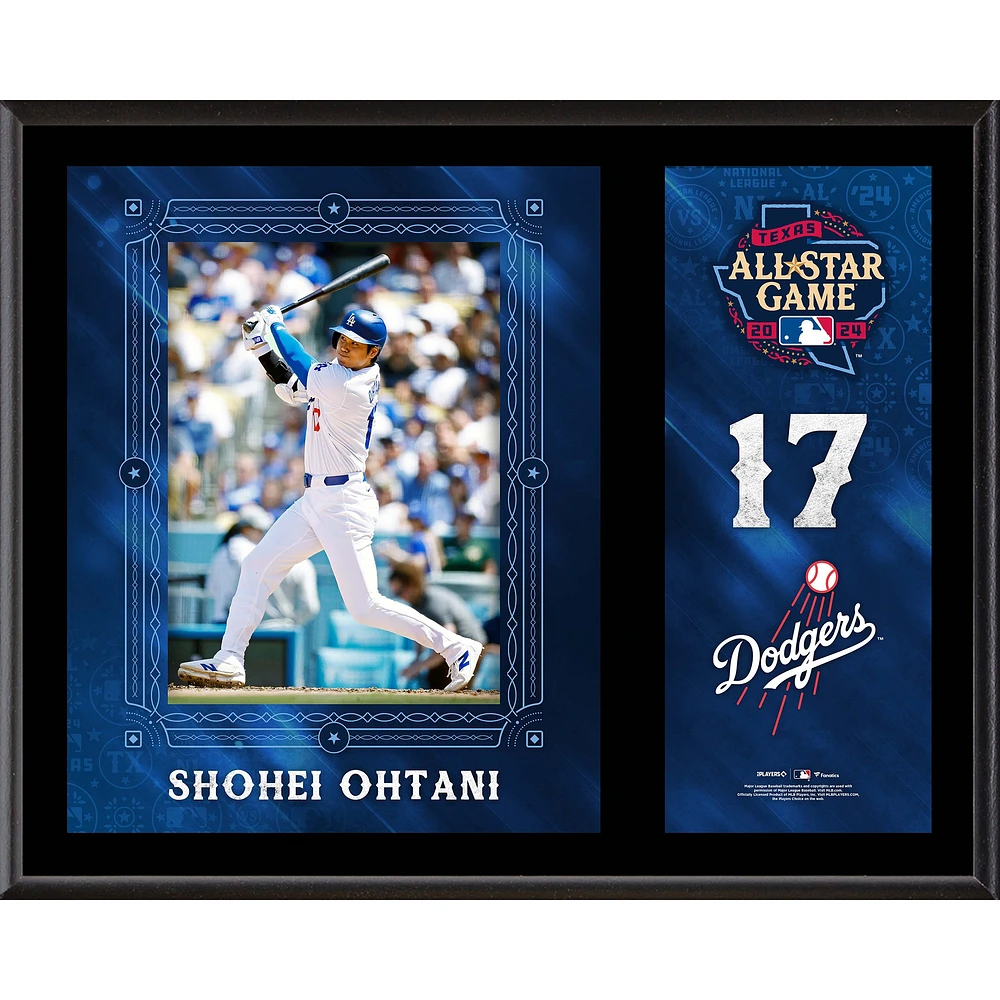 Shohei Ohtani Los Angeles Dodgers 2024 MLB All-Star Game 12" x 15" Sublimated Plaque