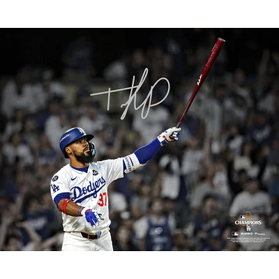 Teoscar Hernandez Los Angeles Dodgers Autographed 2024 World Series Champions 16" x 20" Photograph