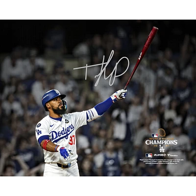 Teoscar Hernandez Los Angeles Dodgers Autographed 2024 World Series Champions 8" x 10" Photograph