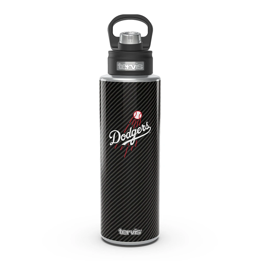 Tervis Dodgers de Los Angeles 40oz. Bouteille d'eau à large goulot en fibre de carbone