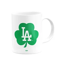 The Sports Vault White Los Angeles Dodgers 2021 St. Patrick's Day - 11 oz. Lot de 2 tasses à café