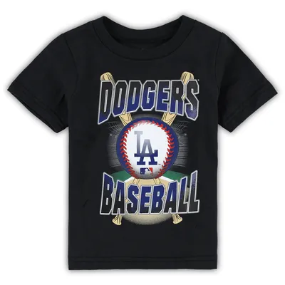 Lids Los Angeles Dodgers Tiny Turnip Toddler Base Stripe T-Shirt