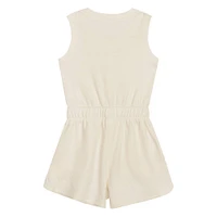 Toddler  Cream Los Angeles Dodgers Power Tank Romper