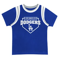 Toddler Fanatics Royal/Gray Los Angeles Dodgers Bases Loaded T-Shirt & Shorts Set