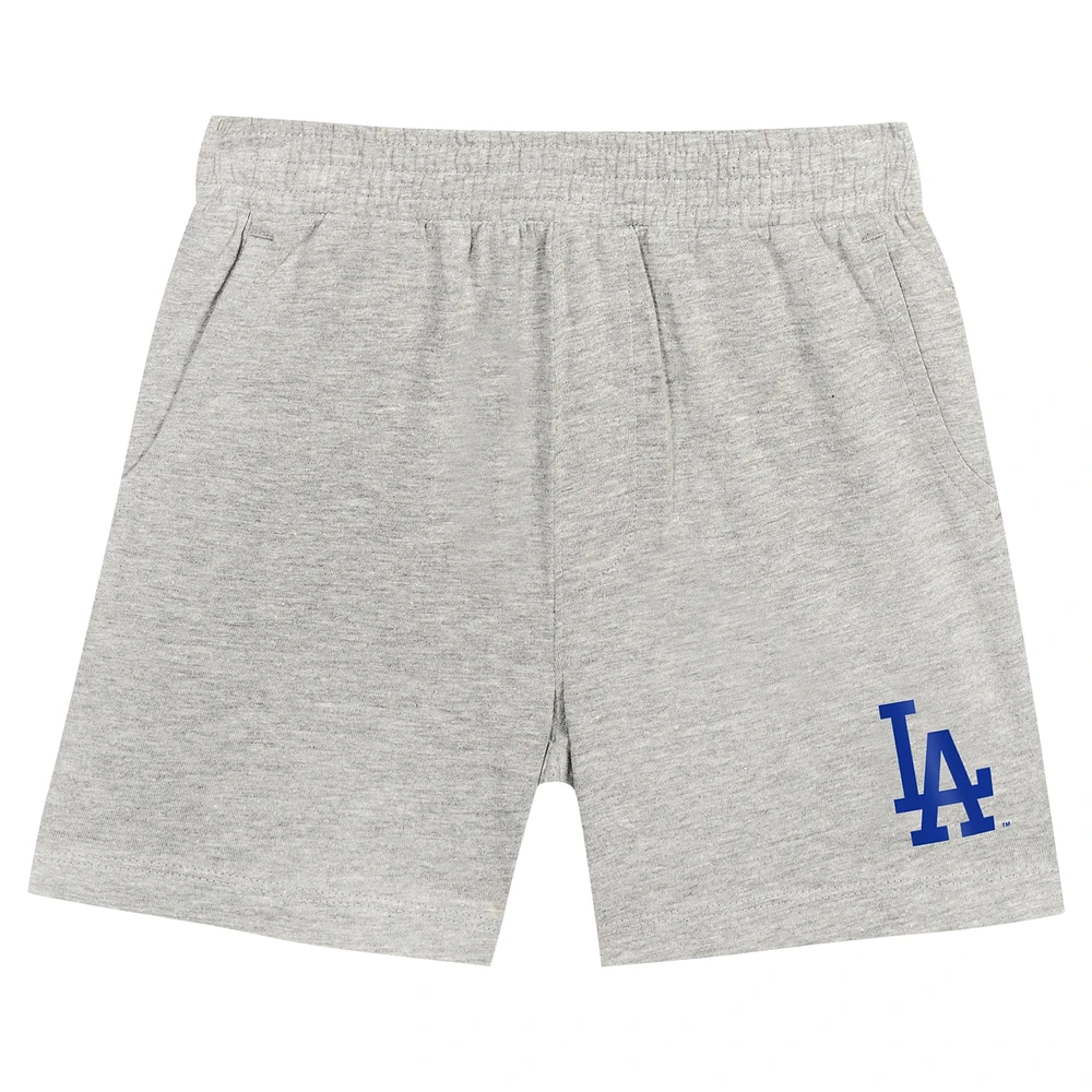 Toddler Fanatics Royal/Gray Los Angeles Dodgers Bases Loaded T-Shirt & Shorts Set