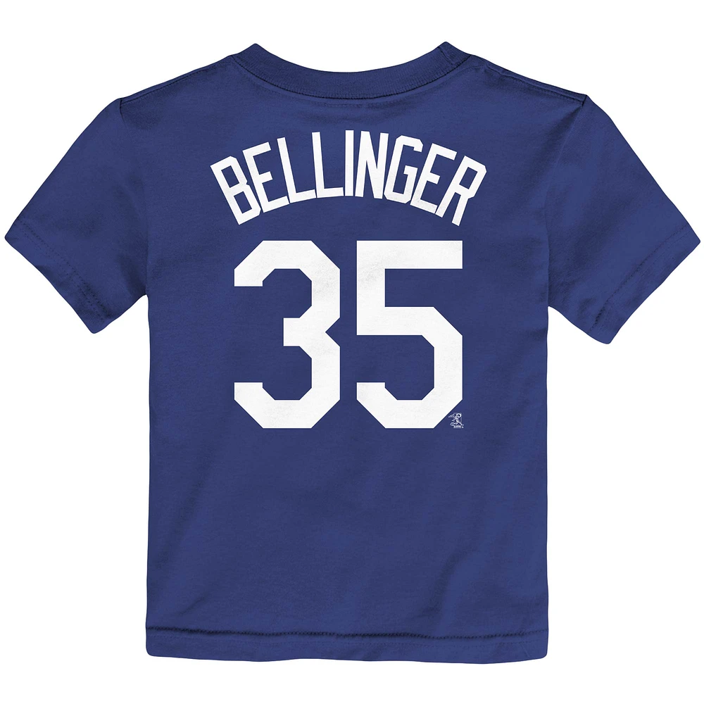 T-shirt avec nom et numéro du joueur Nike Cody Bellinger des Dodgers de Los Angeles pour tout-petits