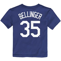 T-shirt avec nom et numéro du joueur Nike Cody Bellinger des Dodgers de Los Angeles pour tout-petits