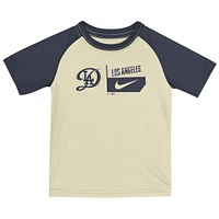 Toddler Nike  Cream Los Angeles Dodgers 2024 City Connect T-Shirt & Shorts Set