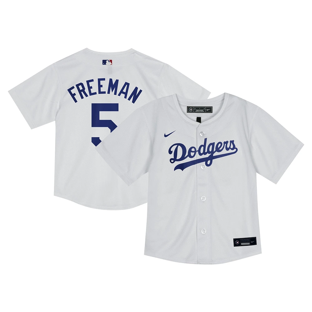 Maillot de match Nike Freddie Freeman blanc des Dodgers Los Angeles pour tout-petit