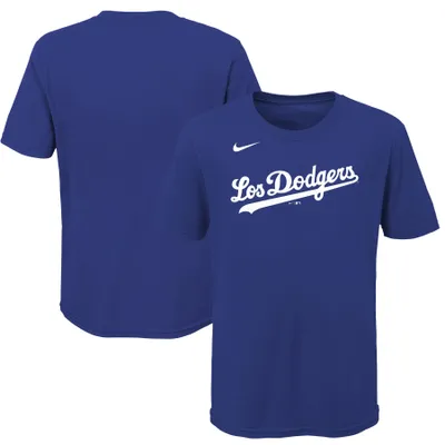 Los Angeles Dodgers Nike Toddler City Connect Wordmark T-Shirt - Royal