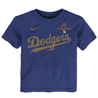 Toddler Nike Shohei Ohtani Royal Los Angeles Dodgers 2025 Gold Collection Name & Number T-Shirt