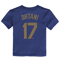 Toddler Nike Shohei Ohtani Royal Los Angeles Dodgers 2025 Gold Collection Name & Number T-Shirt