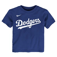 T-shirt Nike Yoshinobu Yamamoto Royal Los Angeles Dodgers avec nom et numéro pour tout-petit