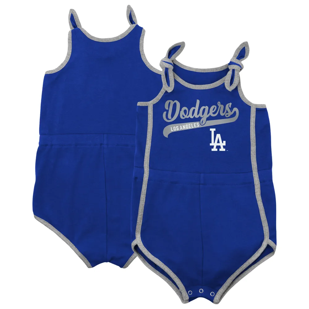 Outerstuff Newborn White/Royal Chicago Cubs Power Hitter Short Sleeve Bodysuit