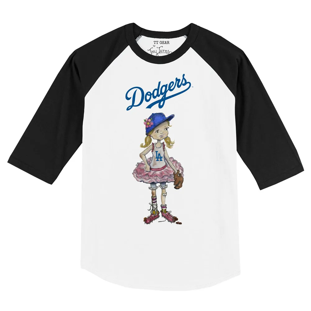 Lids Los Angeles Dodgers Tiny Turnip Youth Base Stripe T-Shirt - White