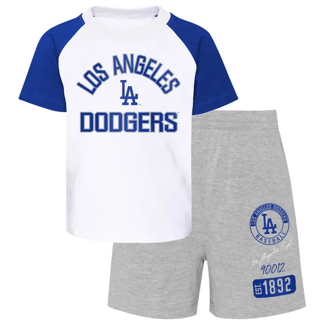 Men's Concepts Sport Royal/Black Los Angeles Dodgers Badge T-Shirt & Pants Sleep Set Size: Large