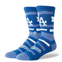 Unisex Stance  Los Angeles Dodgers Squeeze Tri-Blend Knit Crew Socks