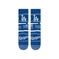 Unisex Stance  Los Angeles Dodgers Squeeze Tri-Blend Knit Crew Socks