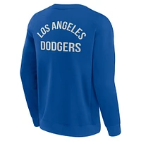 Unisex Fanatics Royal Los Angeles Dodgers Super Soft Pullover Crew Sweatshirt