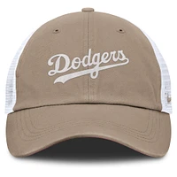 Unisex Nike Khaki/White Los Angeles Dodgers Club Trucker Adjustable Hat