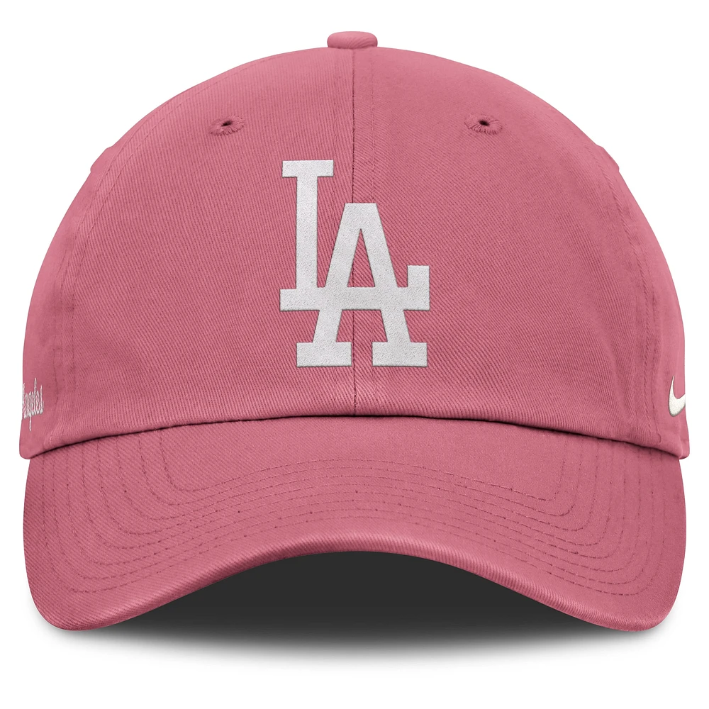Unisex Nike Pink Los Angeles Dodgers Club Adjustable Hat