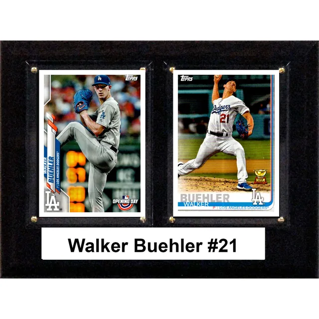 Walker Buehler Los Angeles Dodgers Autographed Gold Leather Baseball