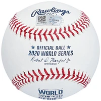 Walker Buehler Los Angeles Dodgers Autographed 2020 MLB World Series Champions World Series Logo Baseball with "2020 WS Champs" Inscription