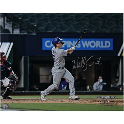 Will Smith Los Angeles Dodgers Autographed 16" x 20" 2020 NLCS Game 5 Home Run Photograph