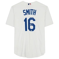 Will Smith Los Angeles Dodgers Autographed 2024 World Series Champions White Nike Replica Jersey with "24 WS Champs" Inscription