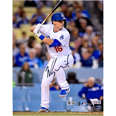 Will Smith Los Angeles Dodgers Autographed 8" x 10" Hitting Photograph