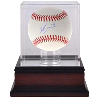 Will Smith Los Angeles Dodgers Autographed Baseball & Mahogany Baseball Display Case