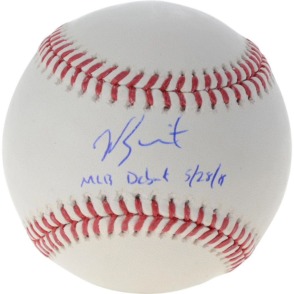 Will Smith Los Angeles Dodgers Autographed Baseball with "5/28/19 Debut" Inscription