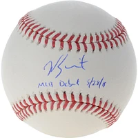 Will Smith Los Angeles Dodgers Autographed Baseball with "5/28/19 Debut" Inscription