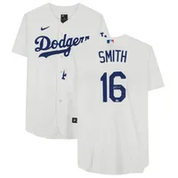 Dustin May Los Angeles Dodgers Autographed White Nike Replica Jersey