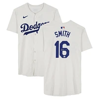 Will Smith Los Angeles Dodgers Autographed Player-Issued #16 White Jersey from the 2024 MLB Season