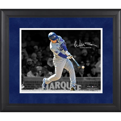 Will Smith Los Angeles Dodgers Facsimile Signature Framed 11" x 14" Spotlight Photograph