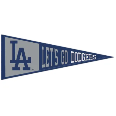 Fanion à slogan WinCraft Los Angeles Dodgers 13" x 32"