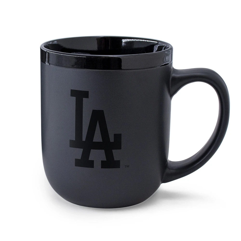 WinCraft Dodgers de Los Angeles 17 oz. Tasse noire ton sur ton