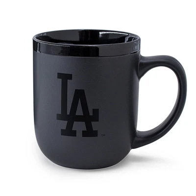 WinCraft Dodgers de Los Angeles 17 oz. Tasse noire ton sur ton