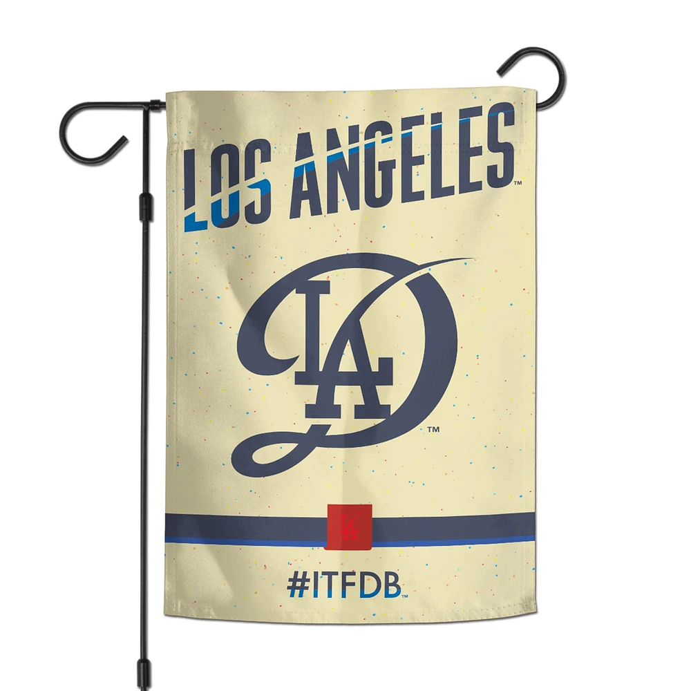 WinCraft Los Angeles Dodgers 2024 City Connect 12" x 18" Double-Sided Garden Flag