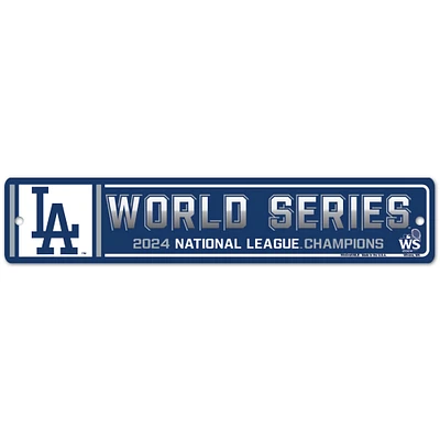 WinCraft Los Angeles Dodgers 2024 National League Champions 11'' x 17'' Indoor/Outdoor Styrene Sign