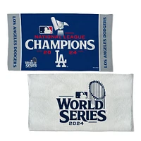 Serviette double face WinCraft Los Angeles Dodgers Champions de la Ligue nationale 2024 Vestiaire 22'' x 42''