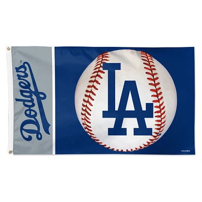 WinCraft Los Angeles Dodgers 3' x 5' Baseball Deluxe Drapeau simple face